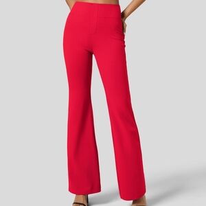 HALARA Vibrant Red Flare Pants